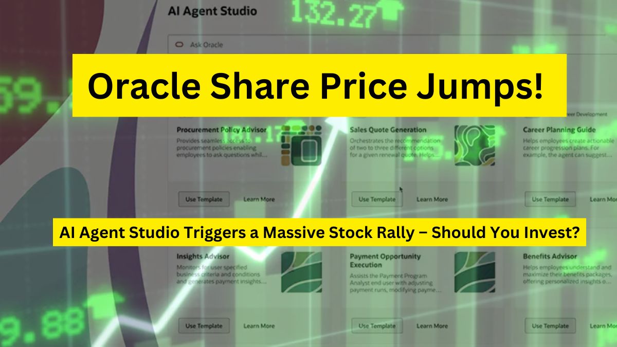 Oracle Share Price Jumps! Oracle Share Price Jumps!
