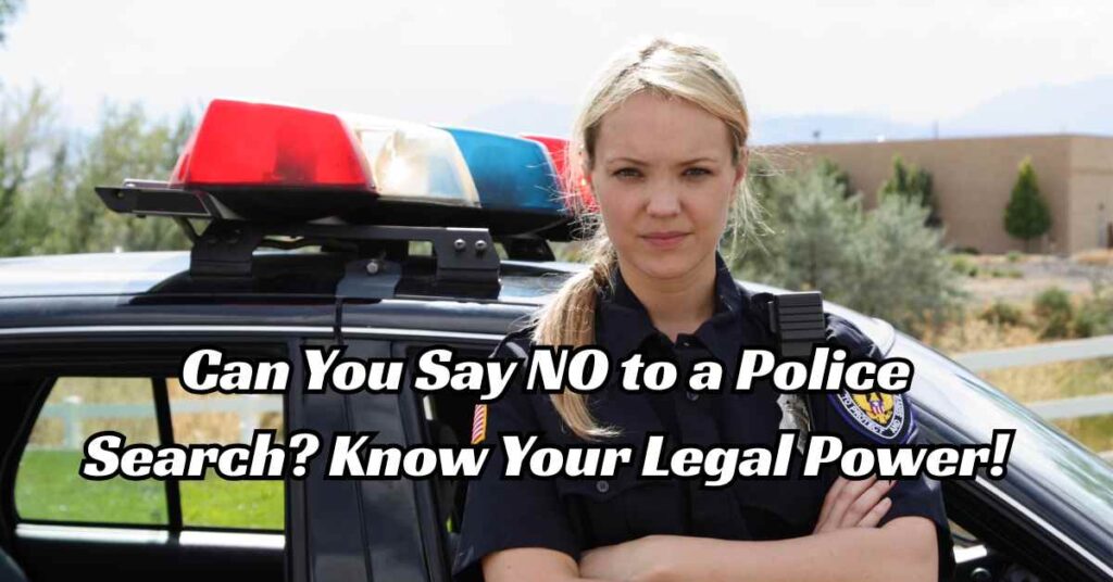 Know your rights Can I refuse a police search without a warrant in the USA – Fourth Amendment legal guide